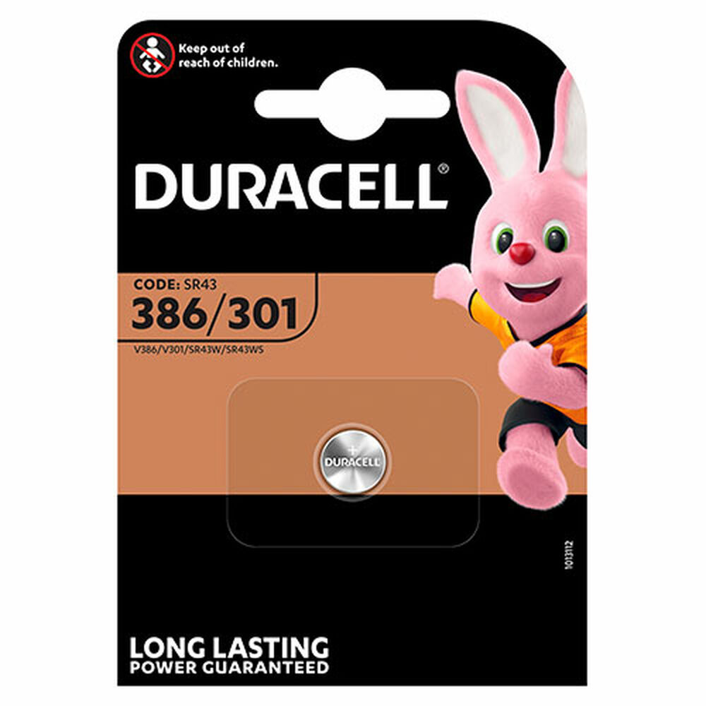 Batterie d’oxyde DURACELL 386/301