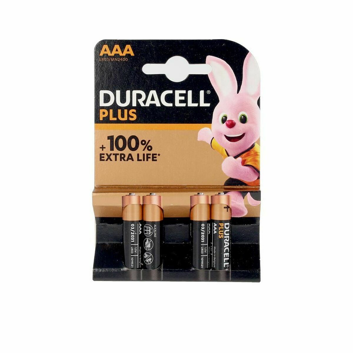 Batteries DURACELL 9510570 LR03 1,5 V (4 uds) Picture of Batteries DURACELL 9510570 LR03 1,5 V (4 uds)
