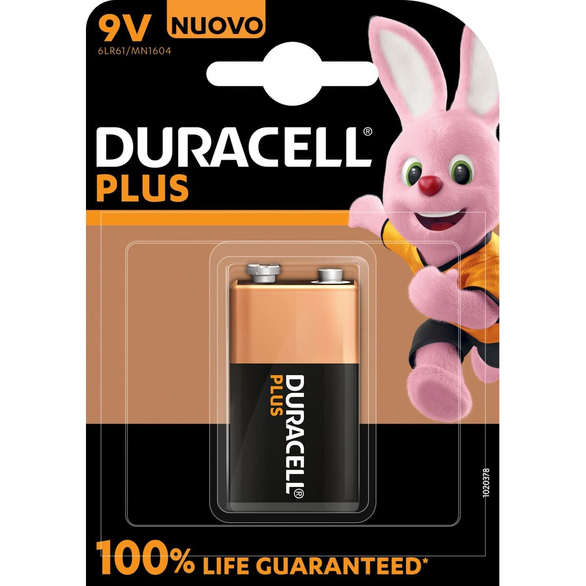 Bild von Alkaline Battery DURACELL Plus Power 9 V 6LR61 MN1604
