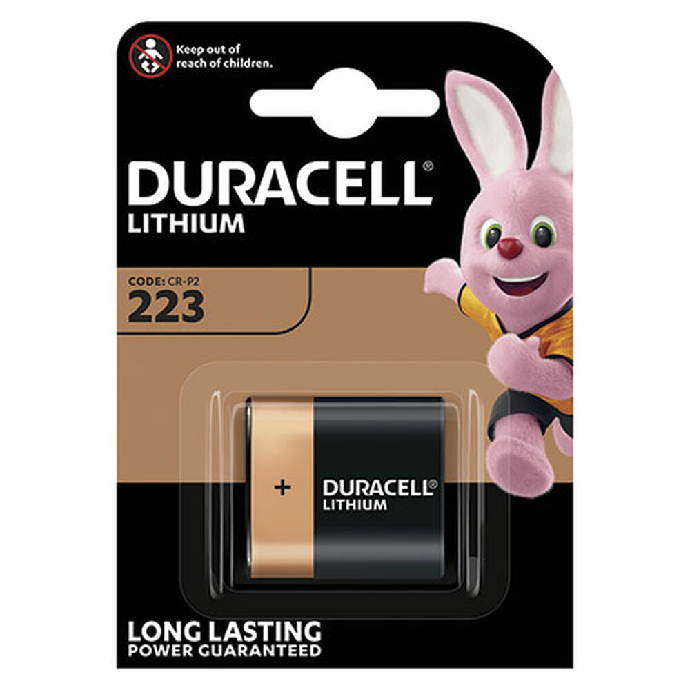 Batterie au lithium DURACELL CR223 6V