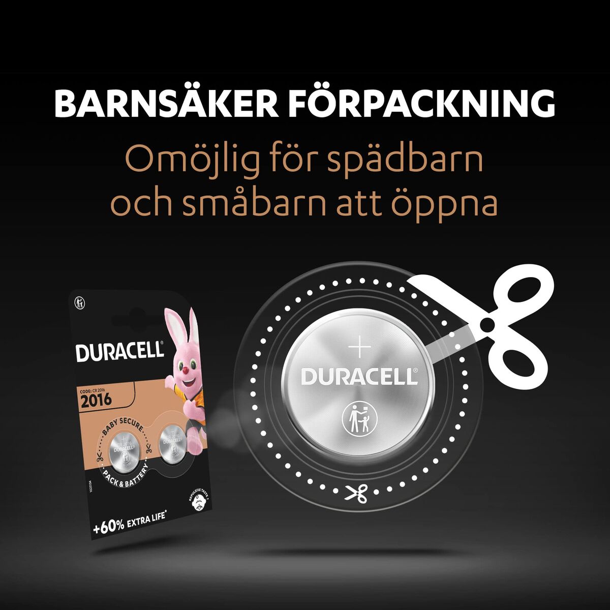 Button battery DURACELL DL2016 K2 3 V (10 Units)