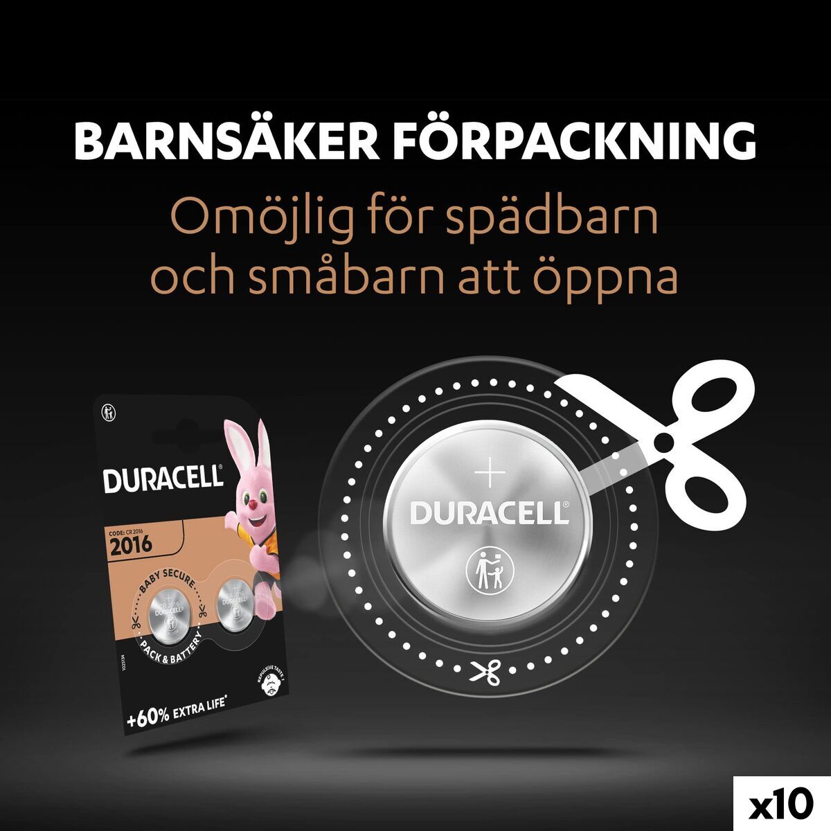 Bild von Button battery DURACELL DL2016 K2 3 V (10 Units)