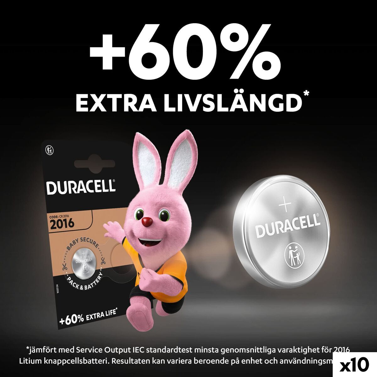 Bild von Button battery DURACELL DL2016 K2 3 V (10 Units)