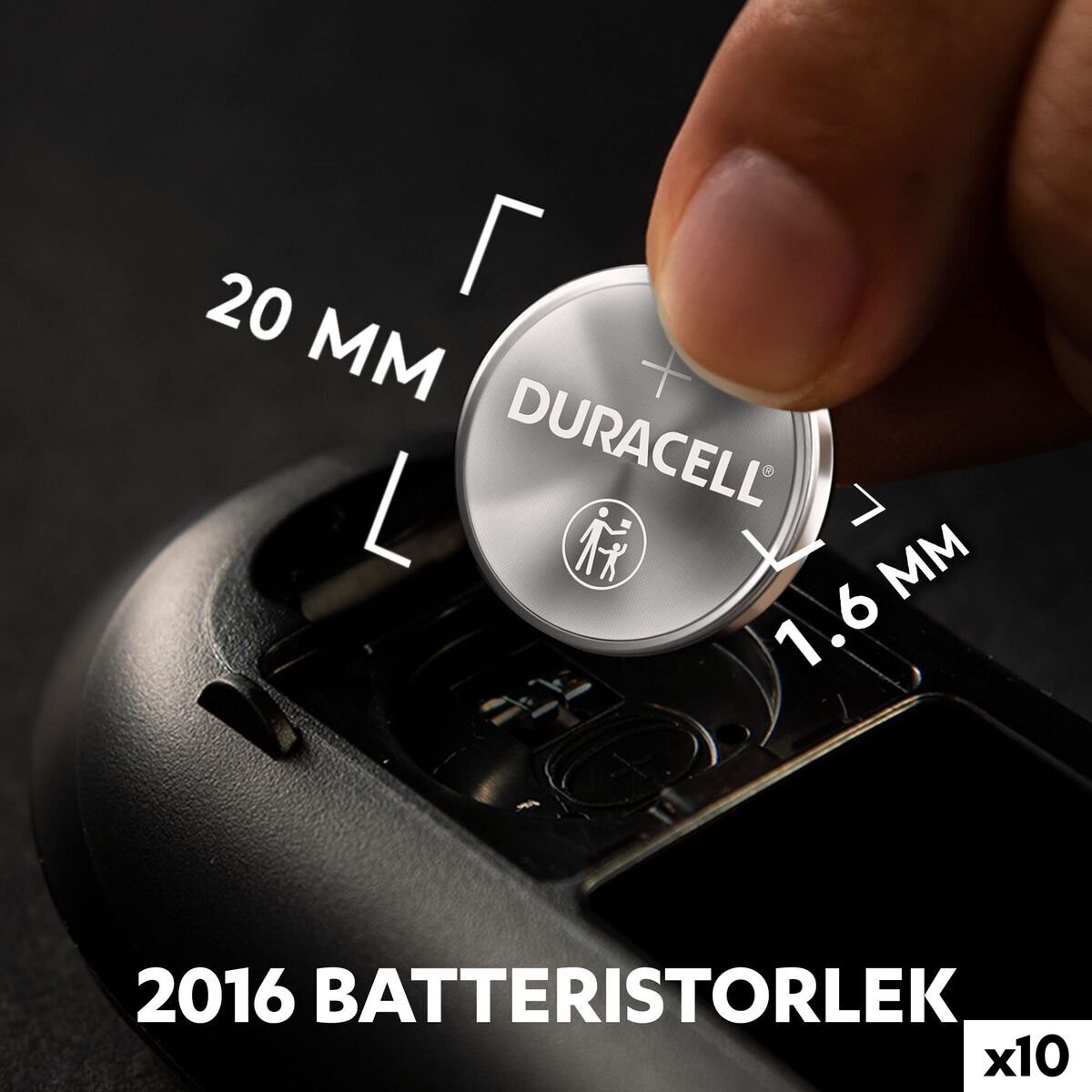Bild von Button battery DURACELL DL2016 K2 3 V (10 Units)