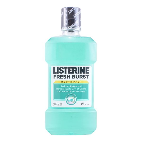 Bain de Bouche Anti-plaque Bactérienne Fresh Burst Listerine (500 ml)   