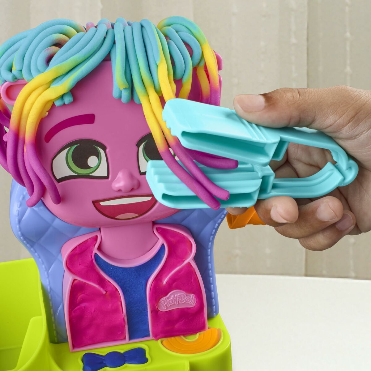 Plasticine Spel Play-Doh Playdoh Multicolour Accessoires 6 Potten Haar (1 Stuks)