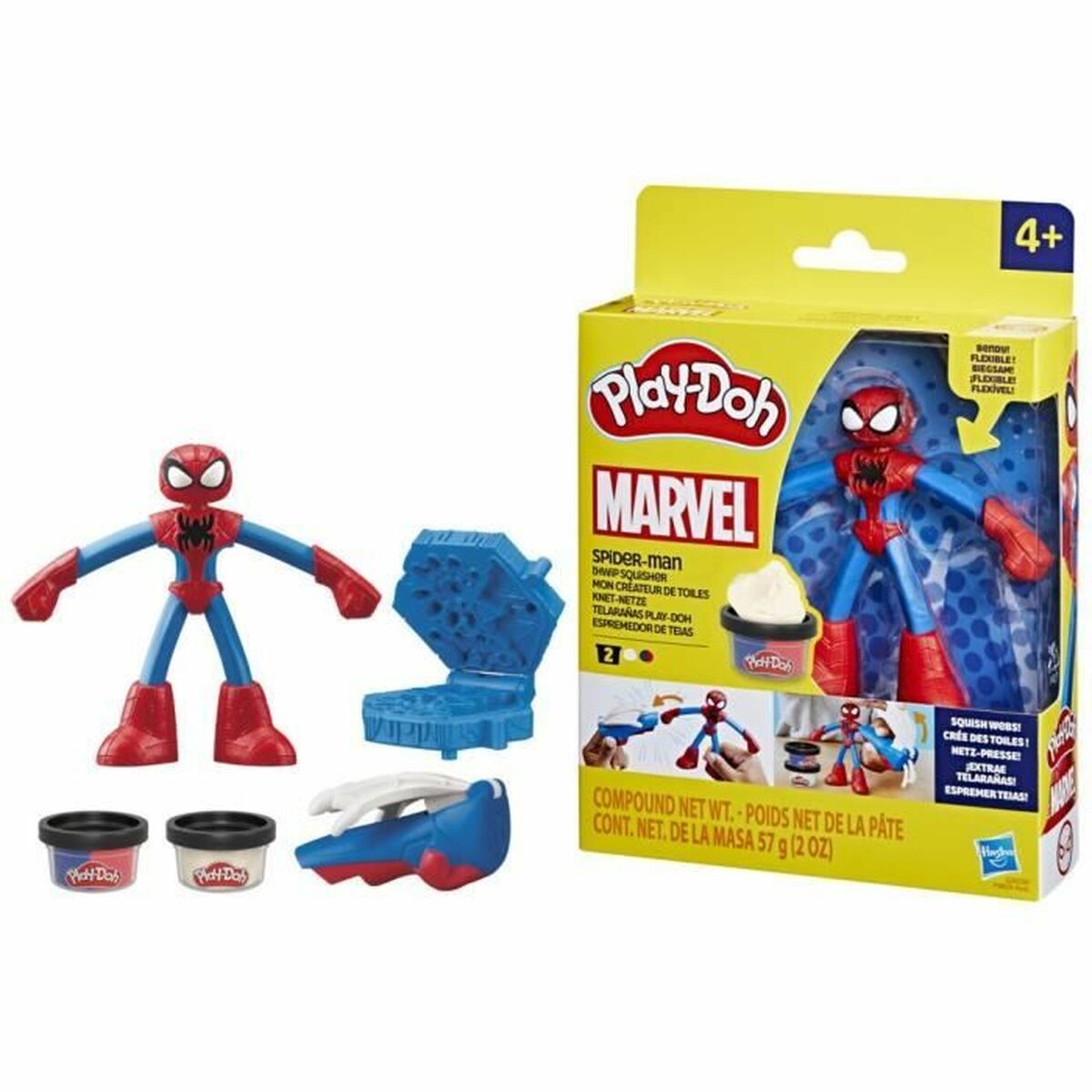 Παιχνίδι με Πλαστελίνη Play-Doh My Web Creator Κίτρινο