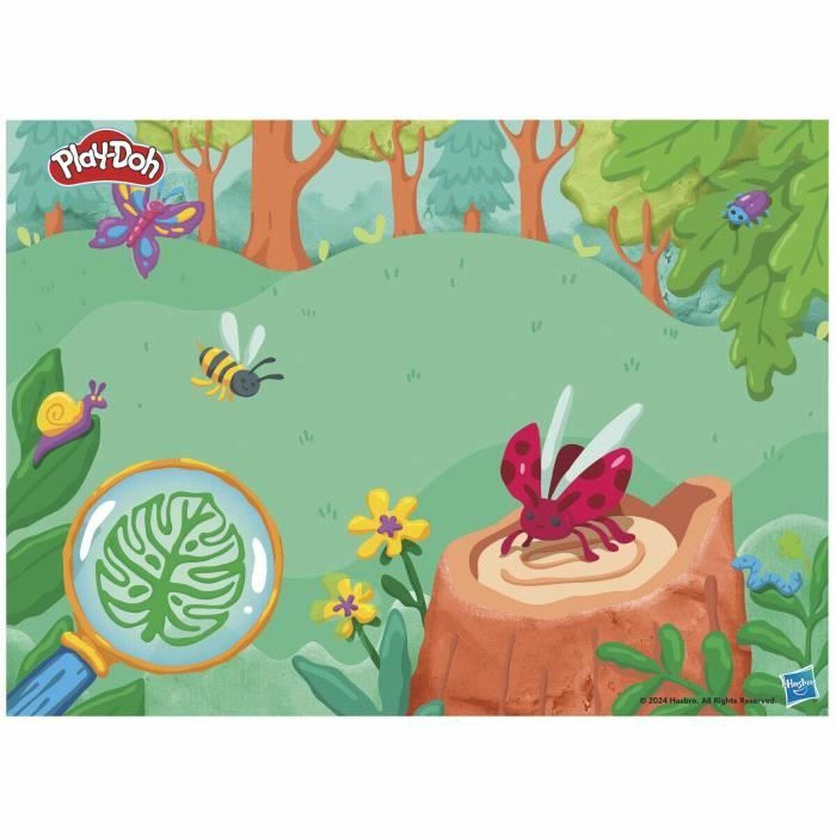 Plasticine Spel Play-Doh Mi Pequeño Microscopio Geel