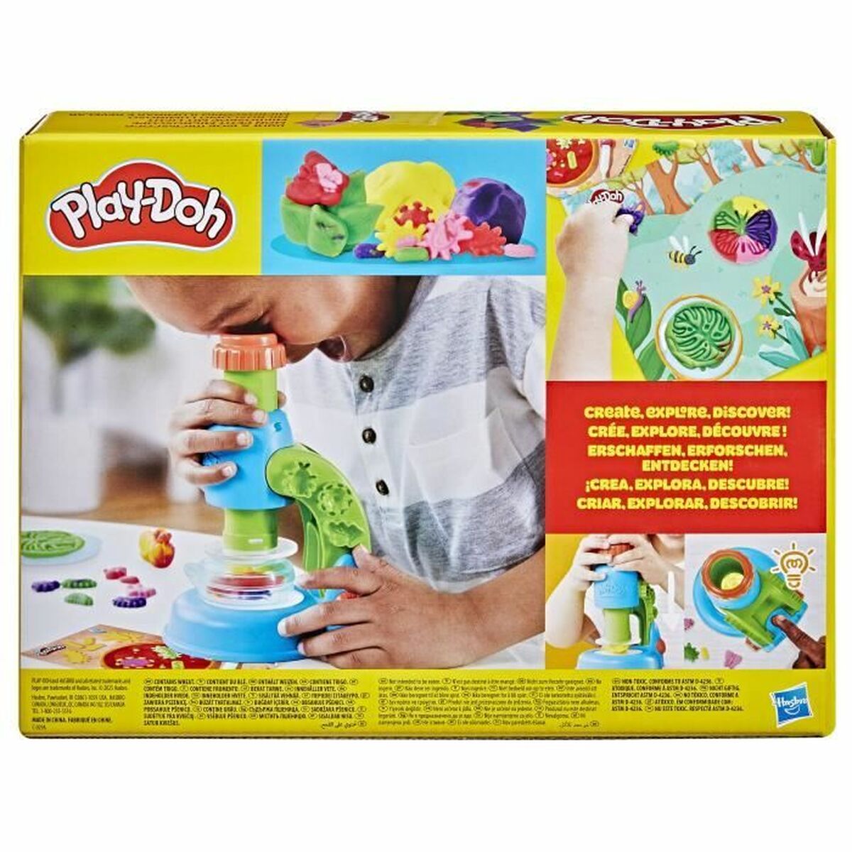Plasticine Spel Play-Doh Mi Pequeño Microscopio Geel