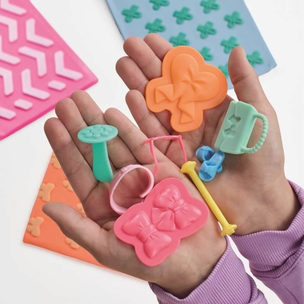 Plasticine Spel Play-Doh BArbie Pearls & Bows Multicolour