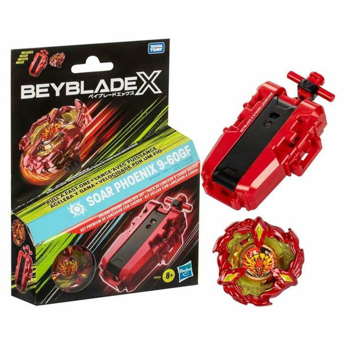 Bączek Hasbro BeybladeX Czerwony