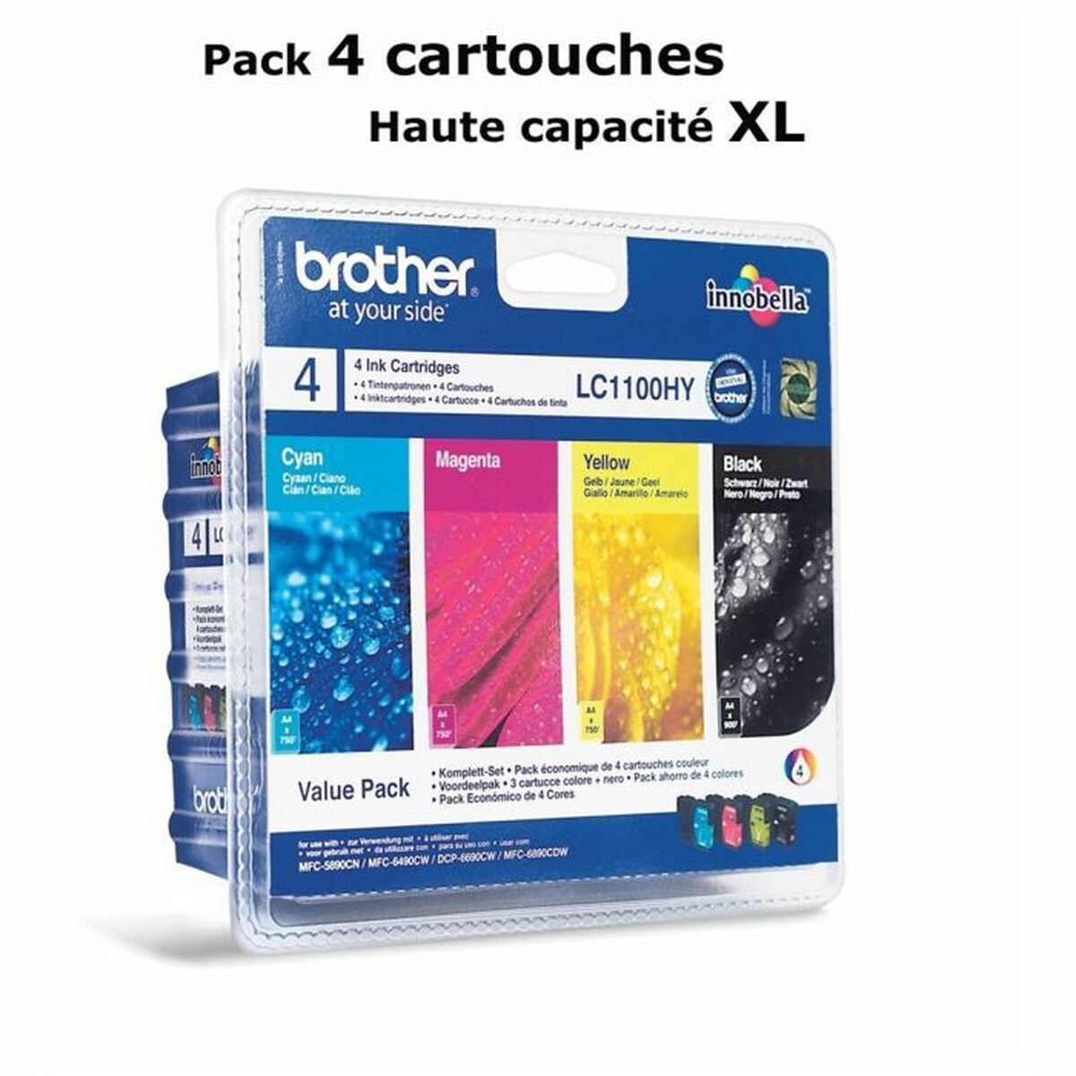 Afbeeldingen van Original Ink Cartridge Brother Black/Cyan/Magenta/Yellow Magenta