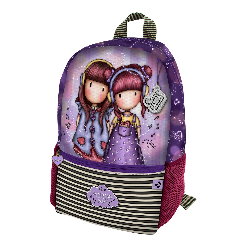 Casual Backpack The Duet Gorjuss Purple