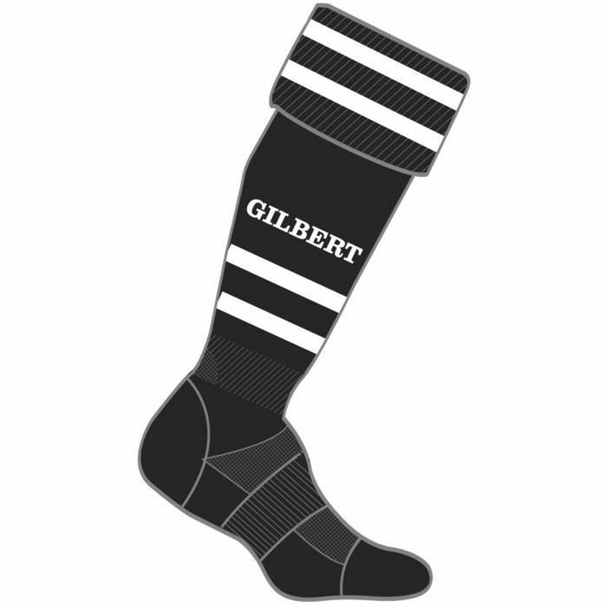 Chaussettes de Sport Gilbert  Junior Noir