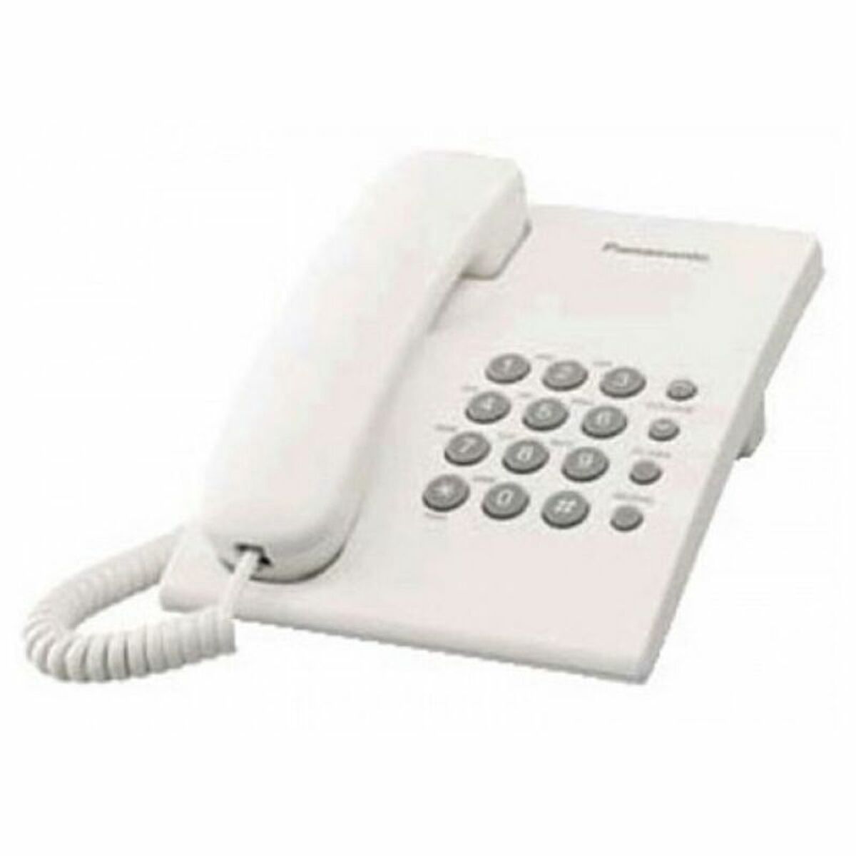 Teléfono Fijo Panasonic Corp. KX-TS500EXW Blanco (Reacondicionado A+)