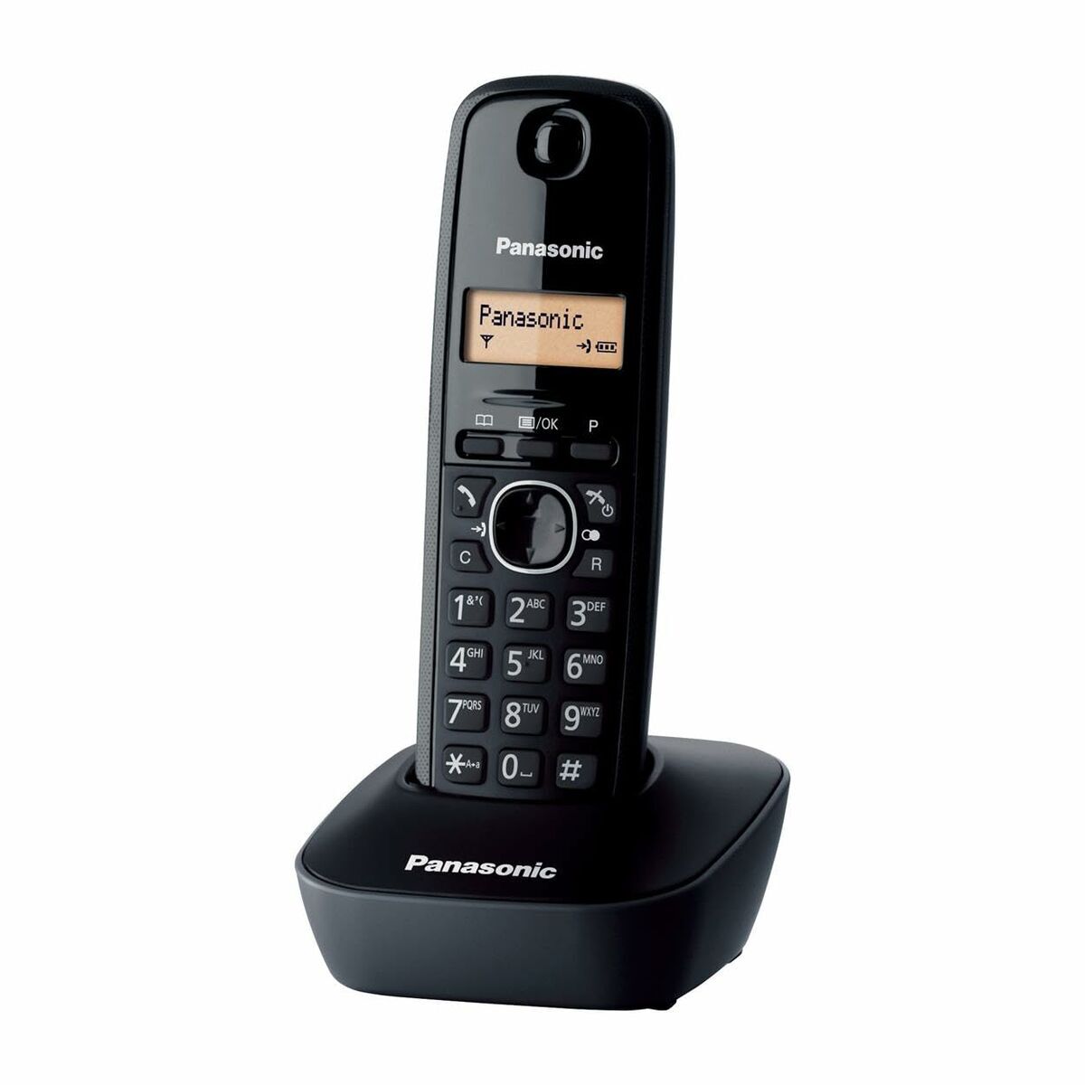 Bild von Wireless Phone Panasonic KX-TG1611 Black Amber