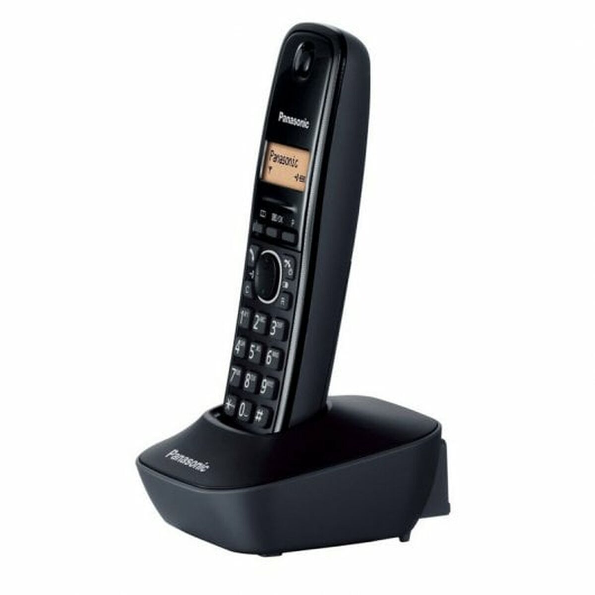 Wireless Phone Panasonic KX-TG1611 Black Amber