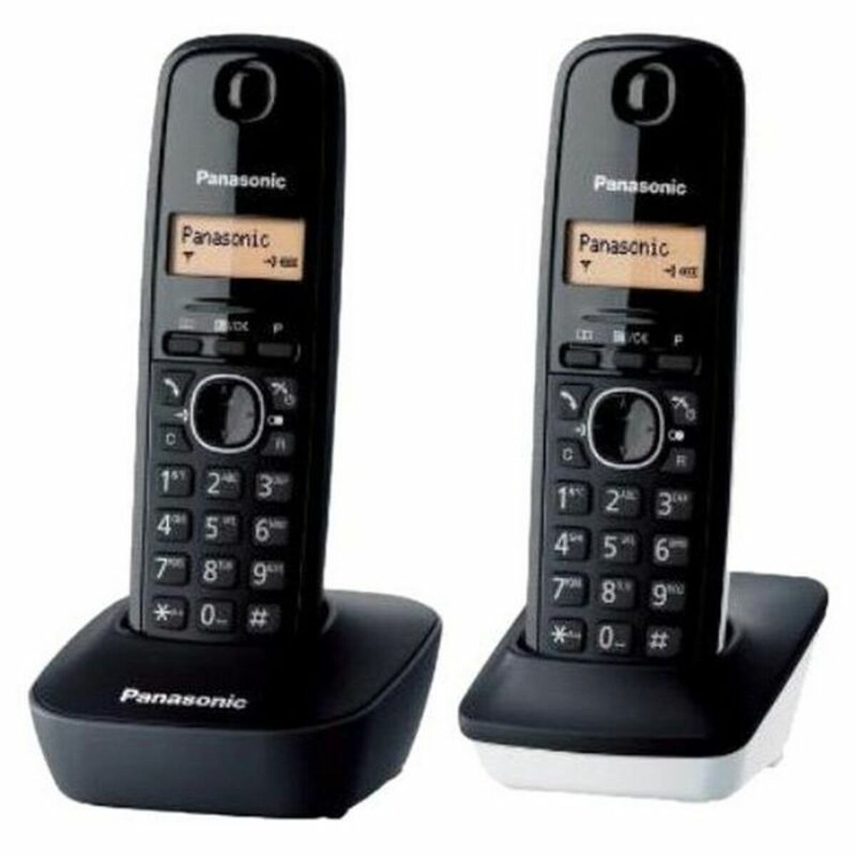 Trådløs telefon Panasonic KX-TG1612SP1 Sort