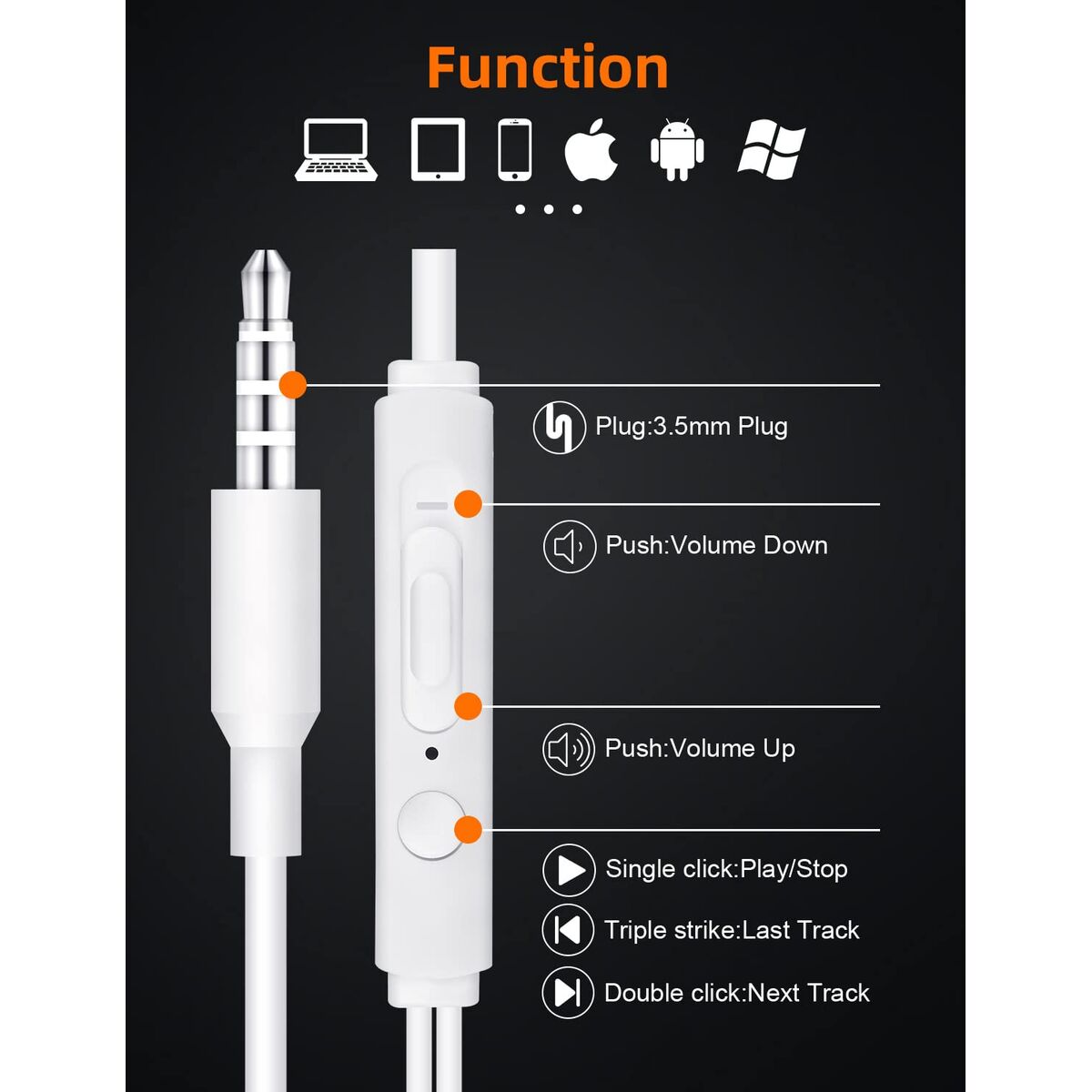 Picture of Headphones Panasonic RP-HJE125E-K Black