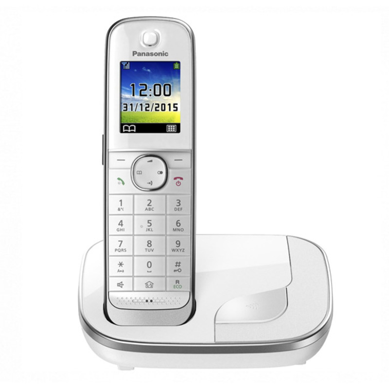 Teléfono Inalámbrico Panasonic Corp. KX-TGJ310SPW DECT 1,8" TFT GAP Blanco
