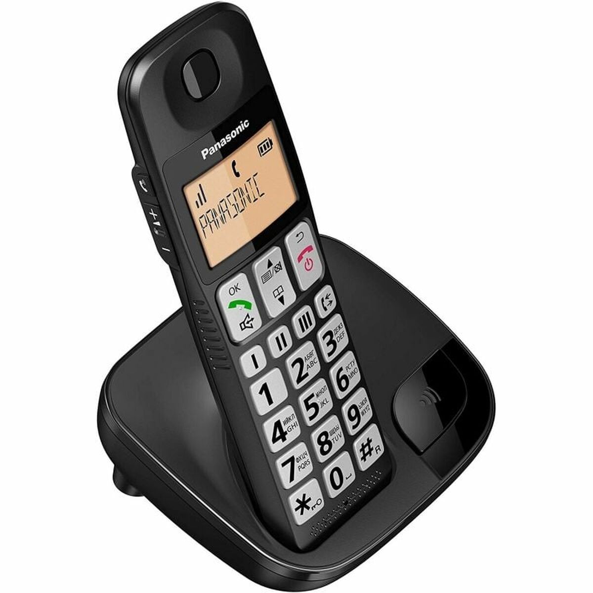 Bild von Wireless Phone Panasonic KX-TGE310SPB Black Amber