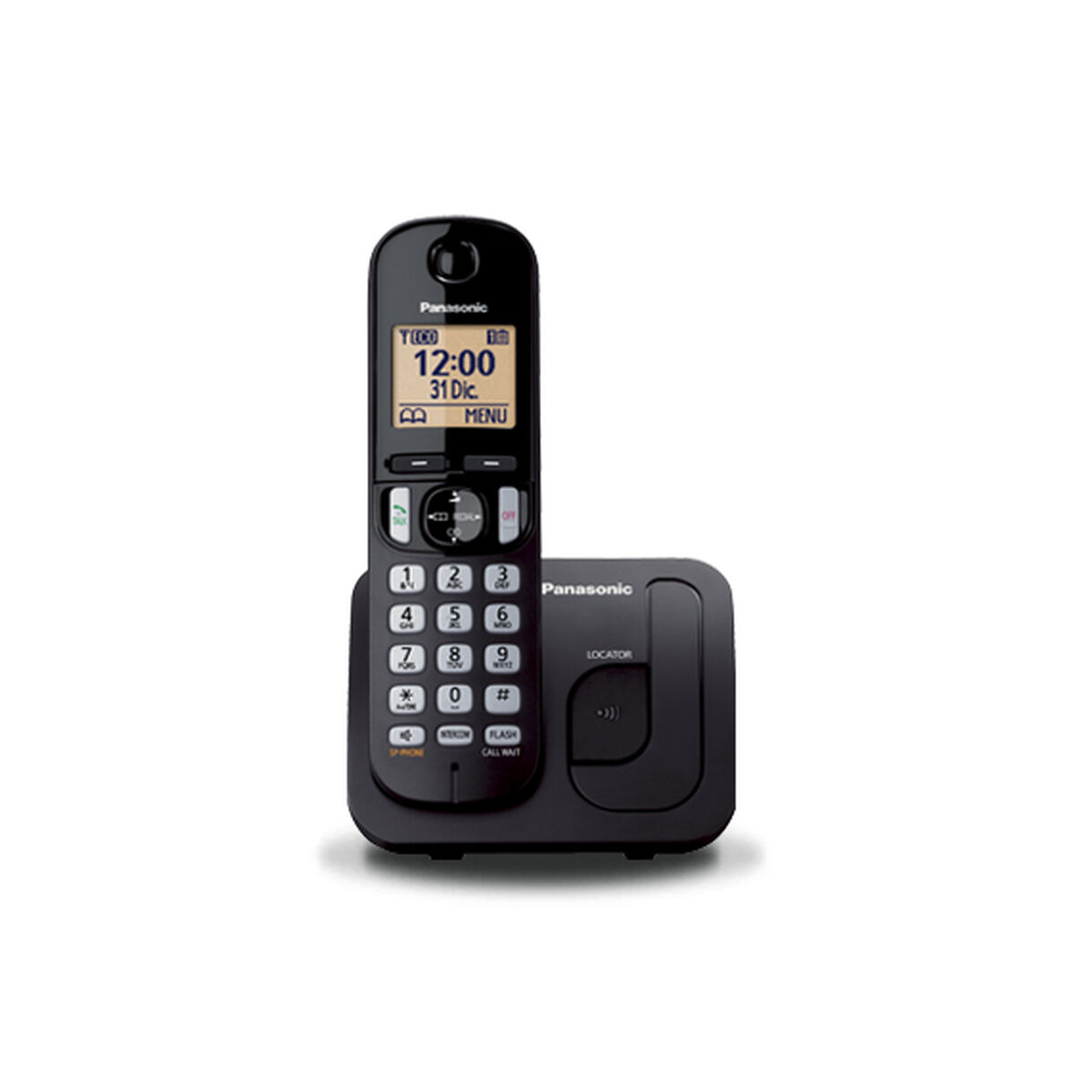 Bild von Wireless Phone Panasonic KX-TGC210 Black Amber
