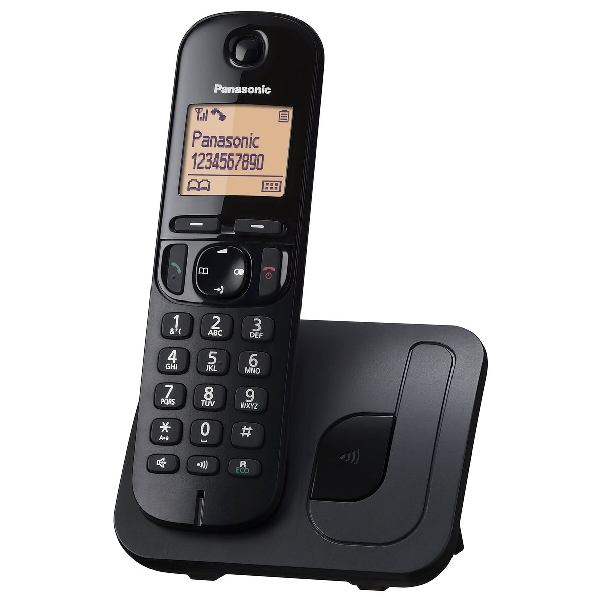Bild von Wireless Phone Panasonic KX-TGC210 Black Amber