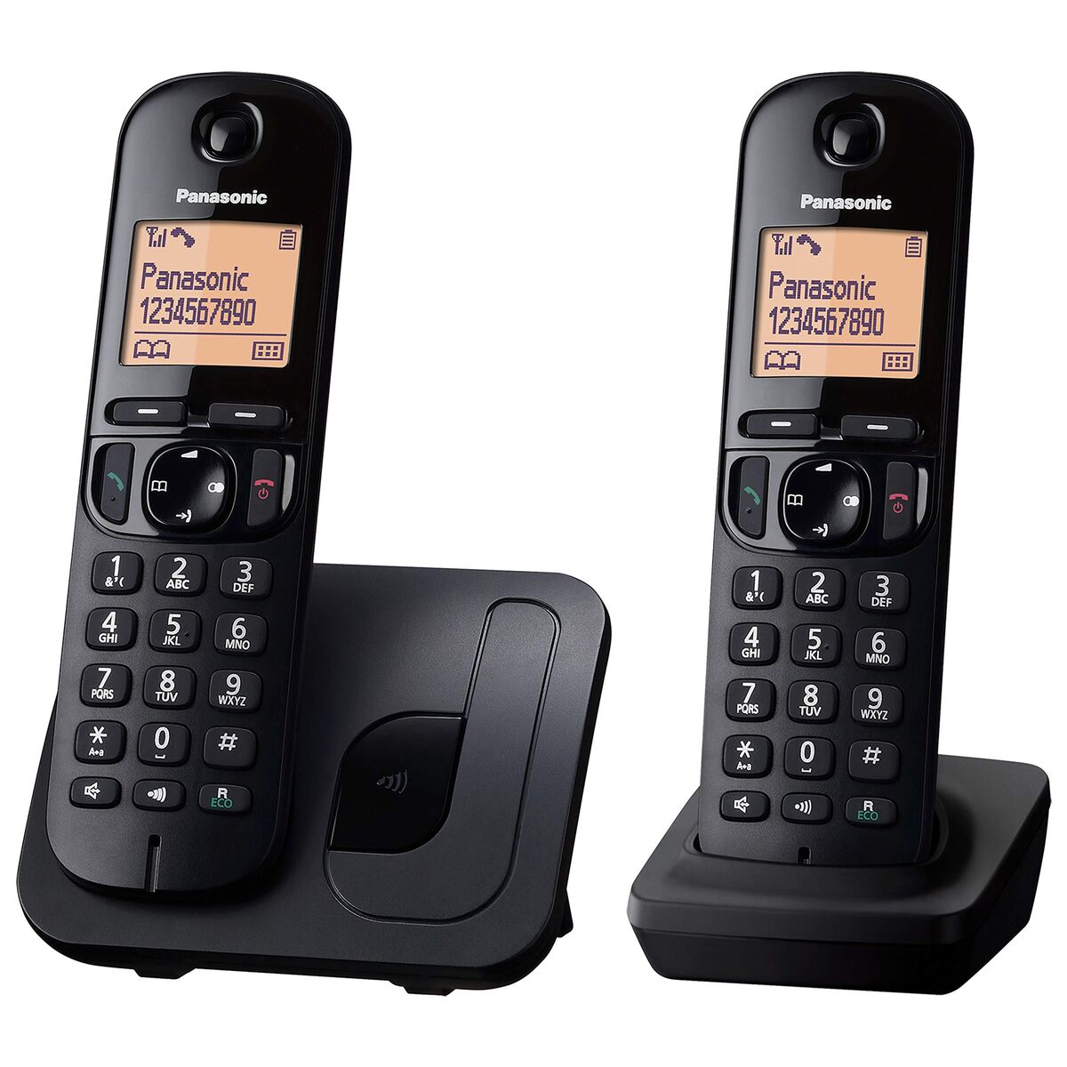 Bild von Wireless Phone Panasonic KX-TGC210 Black Amber