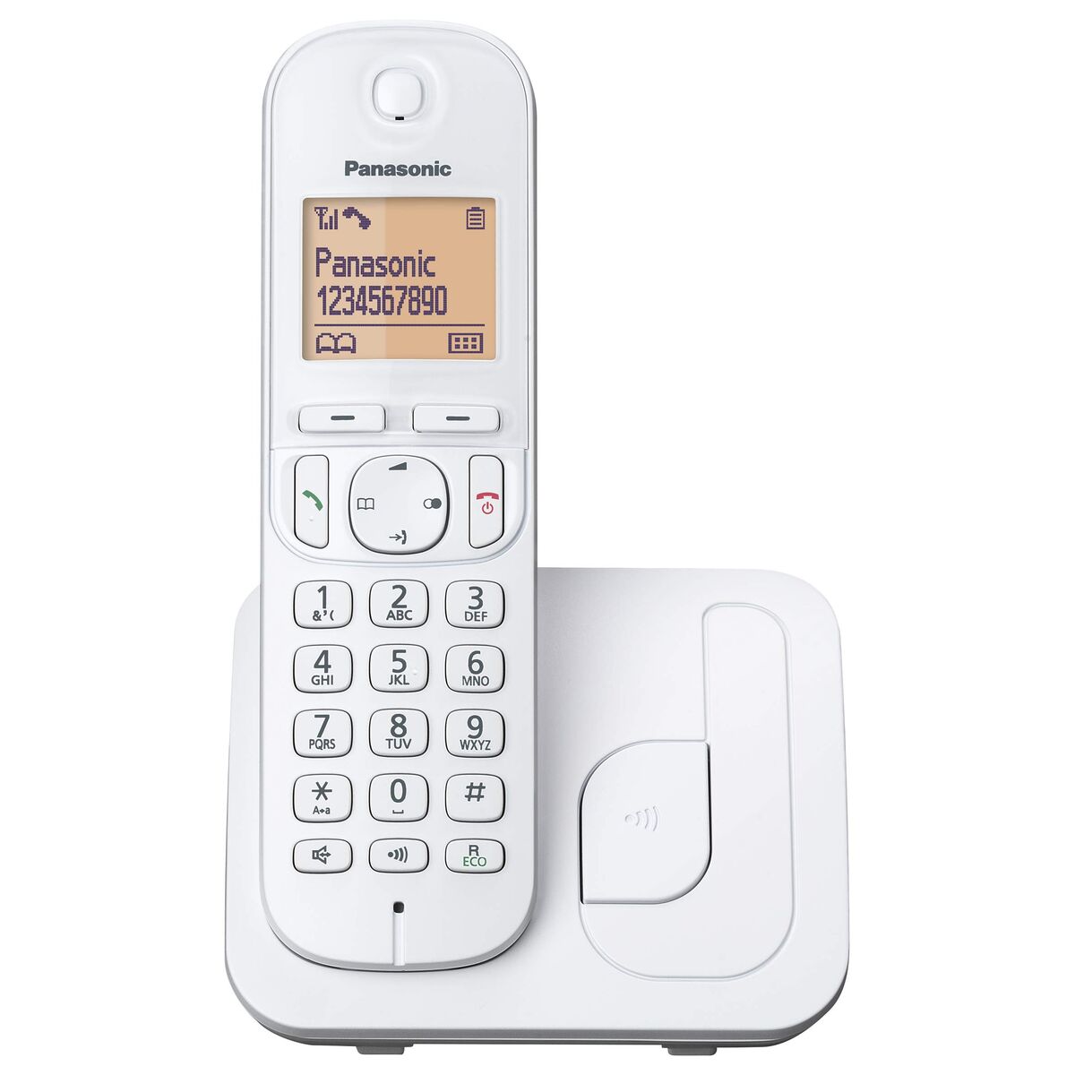 Bild von Wireless Phone Panasonic KX-TGC210 White Amber