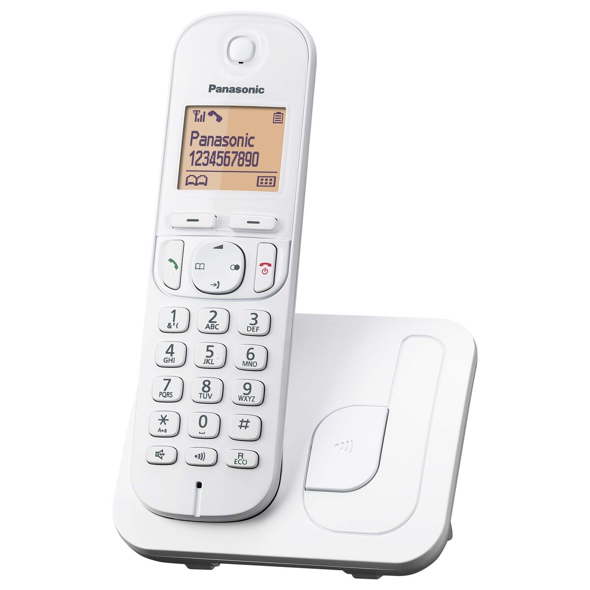 Bild von Wireless Phone Panasonic KX-TGC210 White Amber