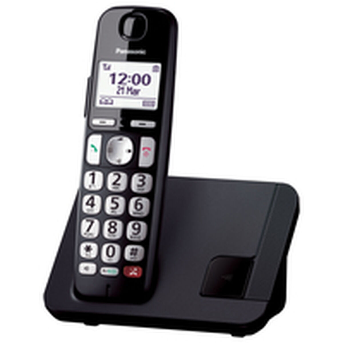 Bild von Wireless Phone Panasonic KXTGE250SPB White Black