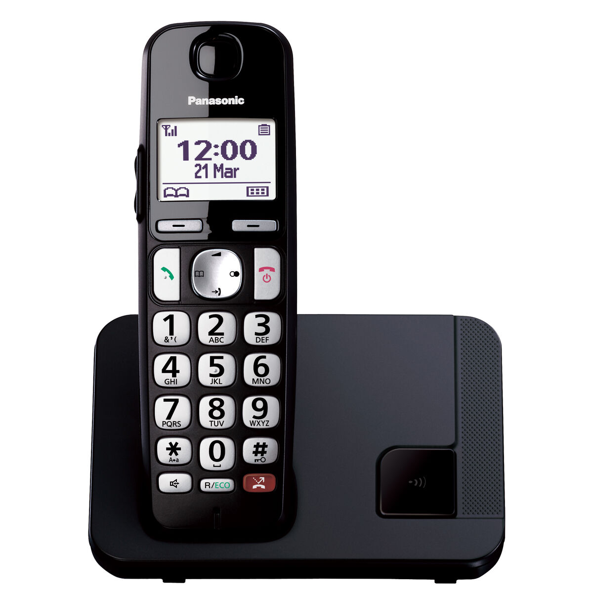 Bild von Wireless Phone Panasonic KXTGE250SPB White Black