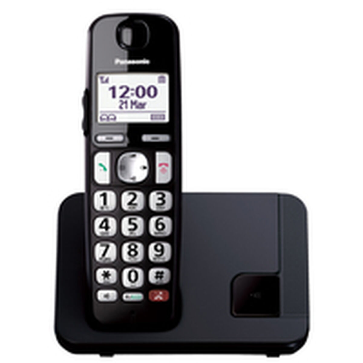 Wireless Phone Panasonic KXTGE250SPB White Black