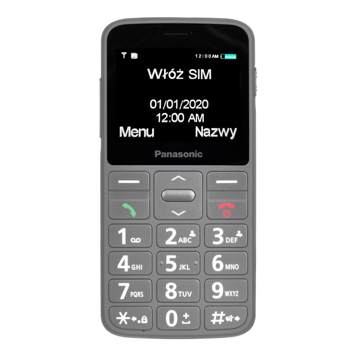 Téléphone portable pour personnes âgées Panasonic KX-TU160EXG 2,4