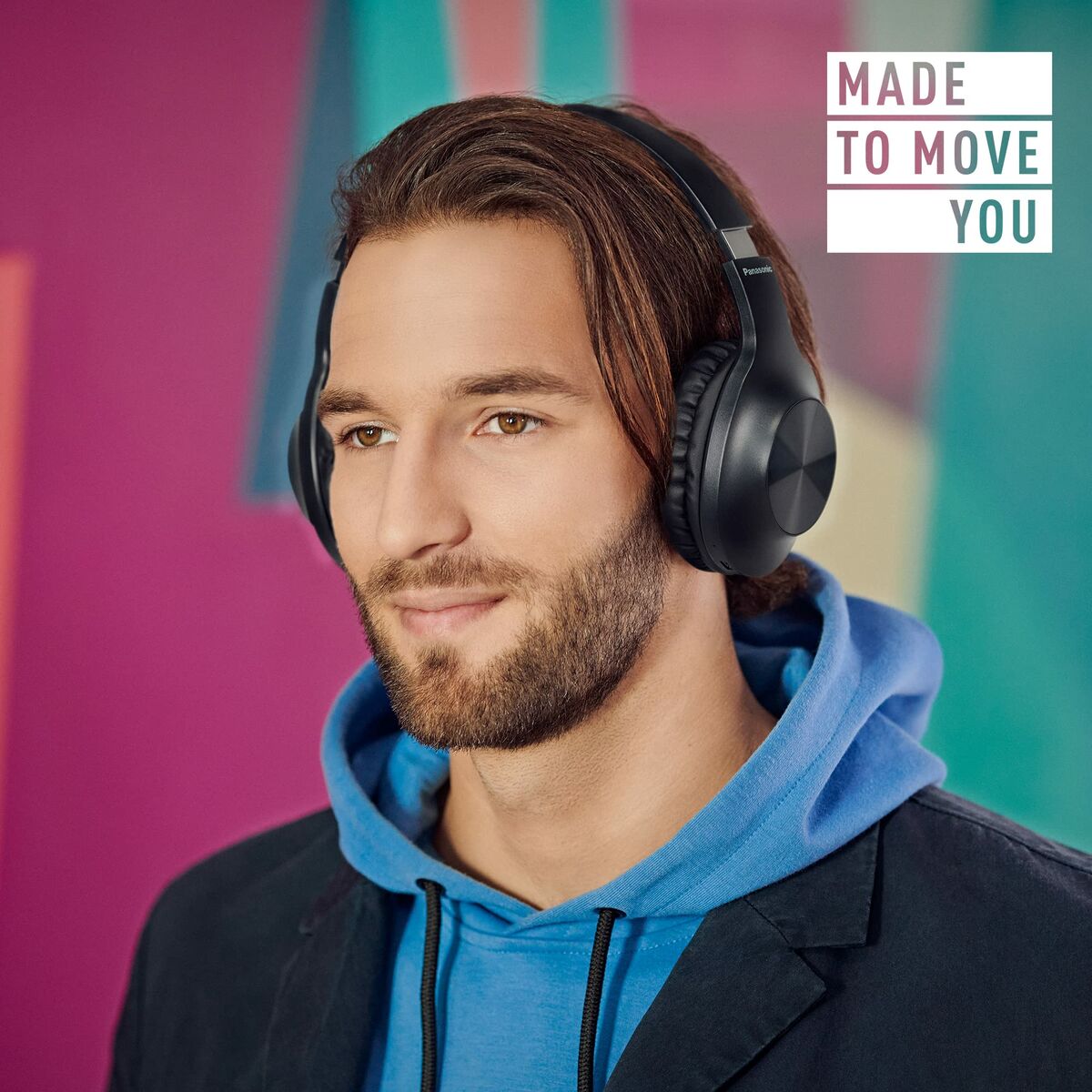 Bild von Headphones with Headband Panasonic RBHX220BDEK Black