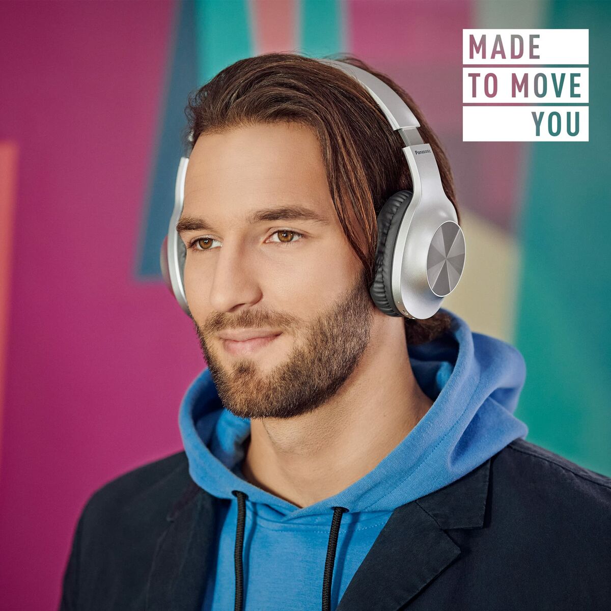 Bild von Headphones with Headband Panasonic RB-HX220BDES Silver