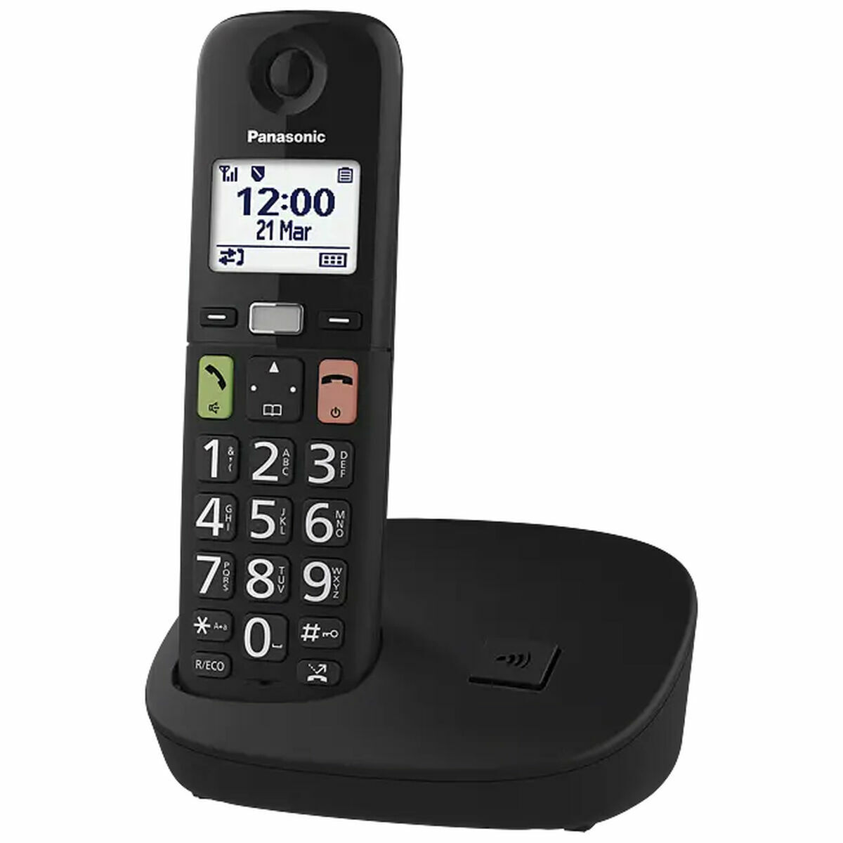 Belaidis telefonas Panasonic KX-TGU110EXB Balta Juoda