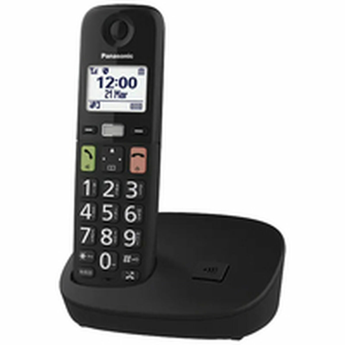 Belaidis telefonas Panasonic KX-TGU110EXB Balta Juoda