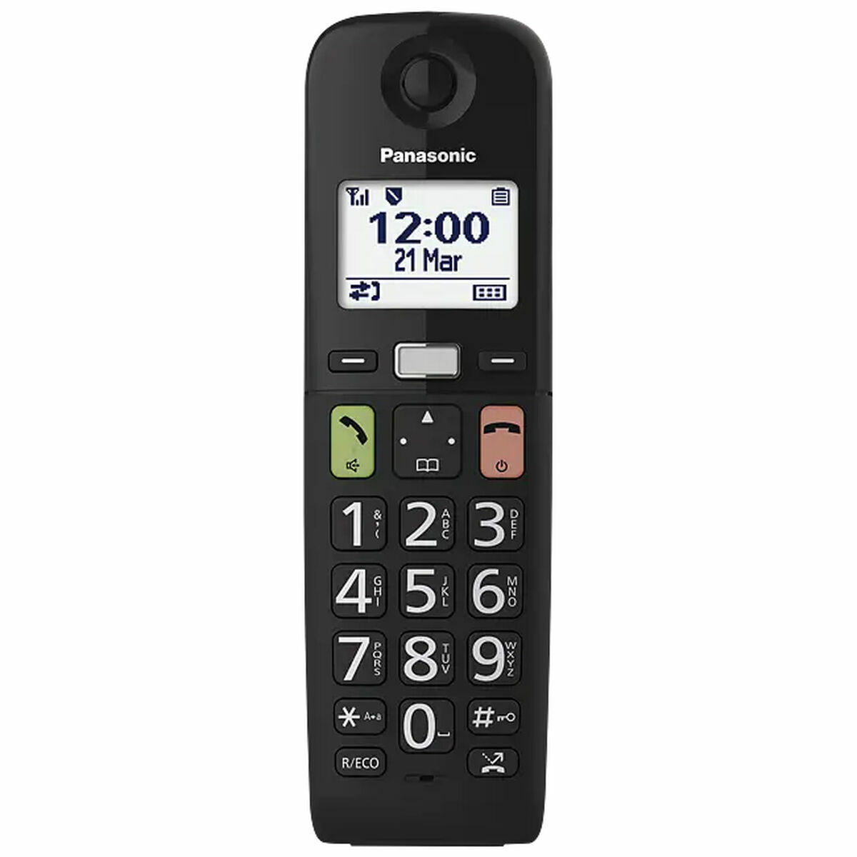 Belaidis telefonas Panasonic KX-TGU110EXB Balta Juoda