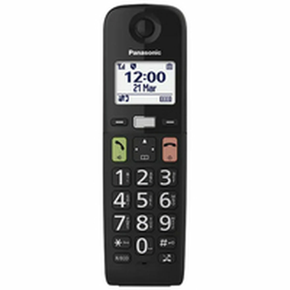 Belaidis telefonas Panasonic KX-TGU110EXB Balta Juoda