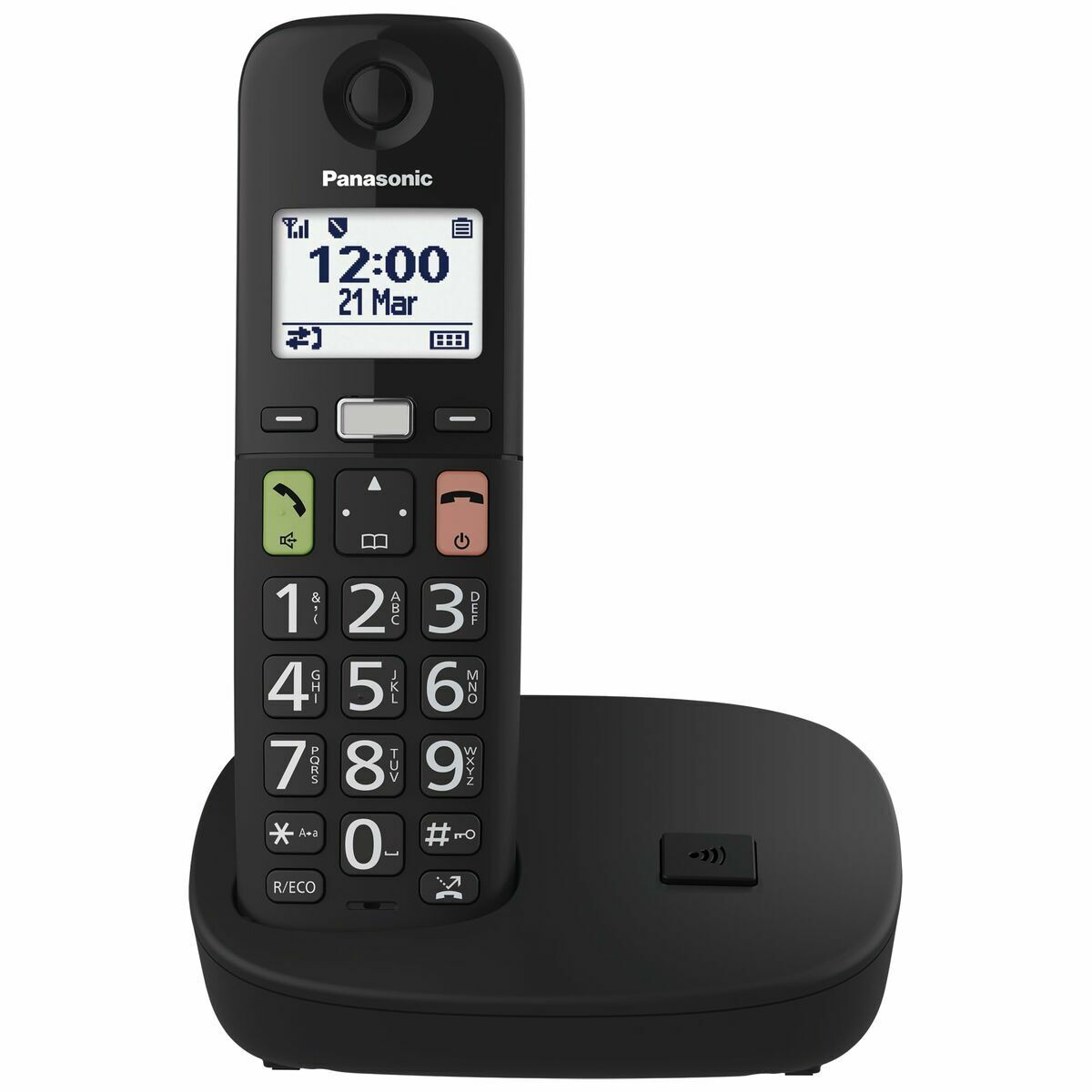 Belaidis telefonas Panasonic KX-TGU110EXB Balta Juoda
