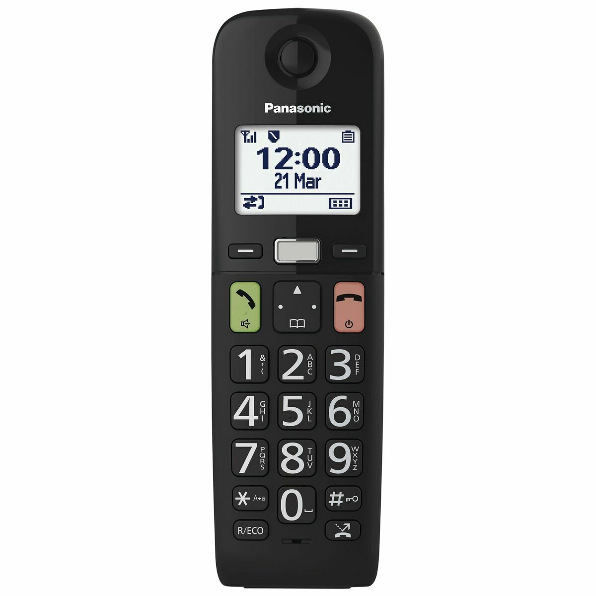Belaidis telefonas Panasonic KX-TGU110EXB Balta Juoda