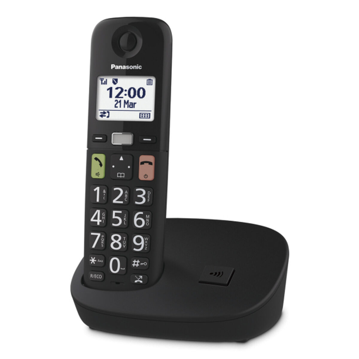 Belaidis telefonas Panasonic KX-TGU112EXB Balta Juoda