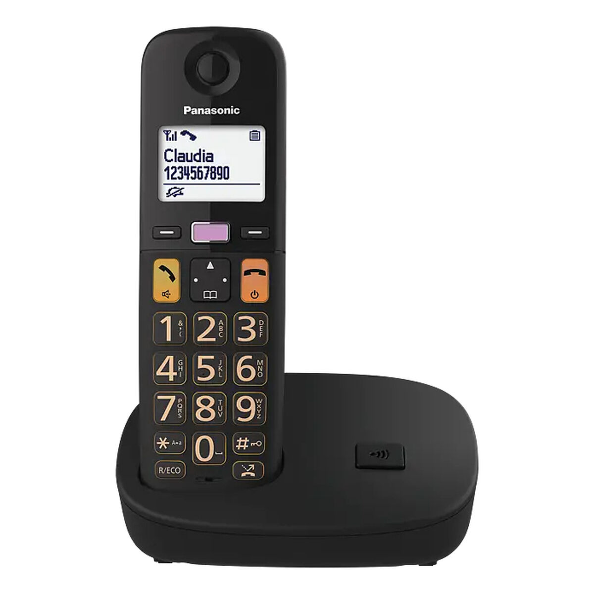 Belaidis telefonas Panasonic KX-TGU112EXB Balta Juoda