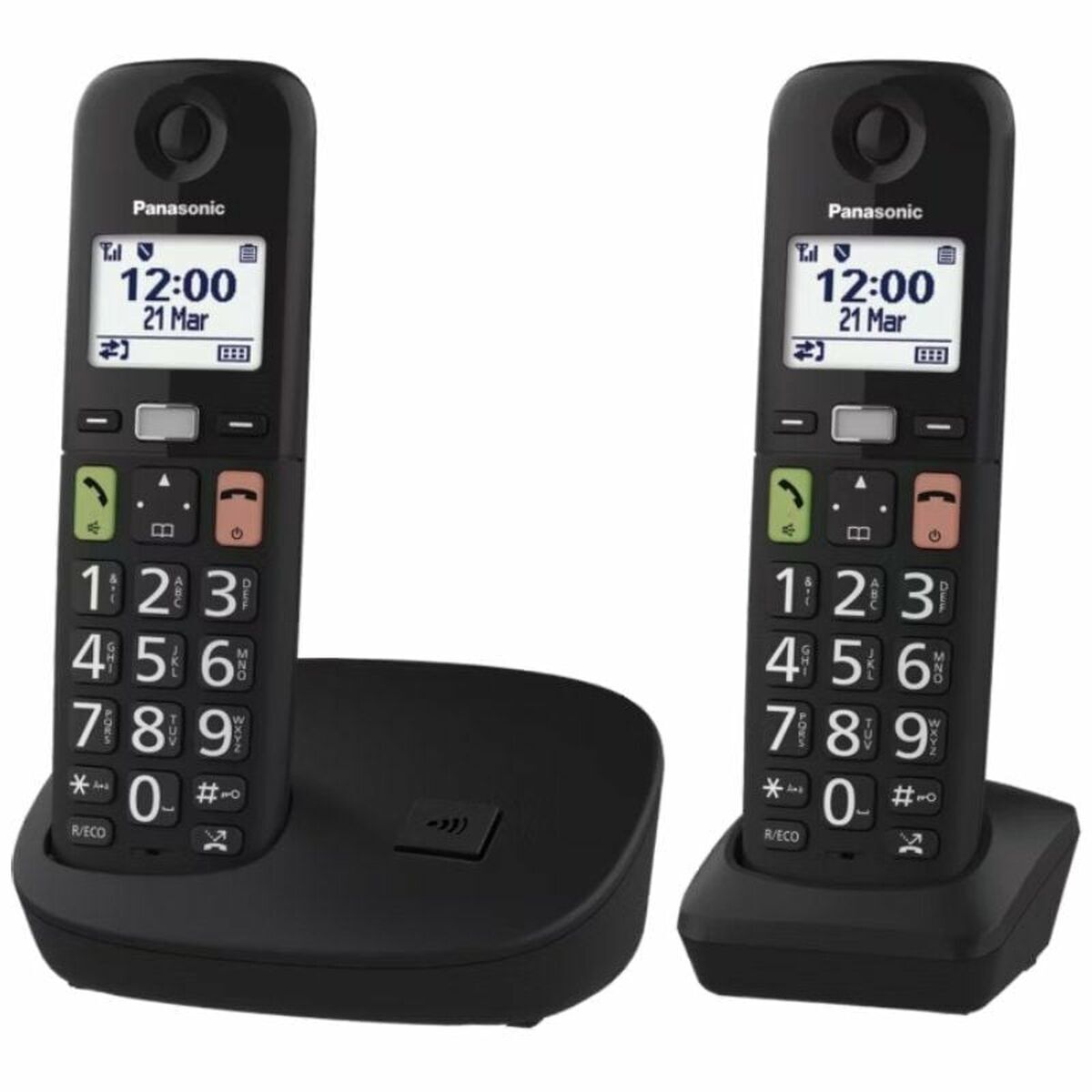 Bild von Wireless Phone Panasonic KX-TGU112EXB White Black