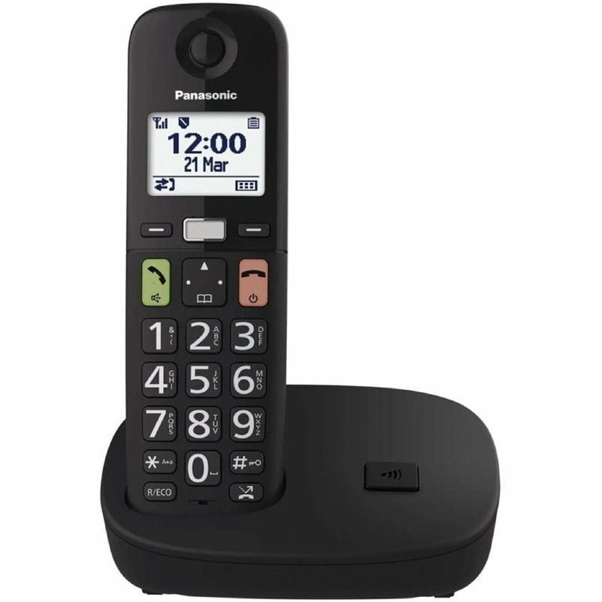 Belaidis telefonas Panasonic KX-TGU112EXB Balta Juoda