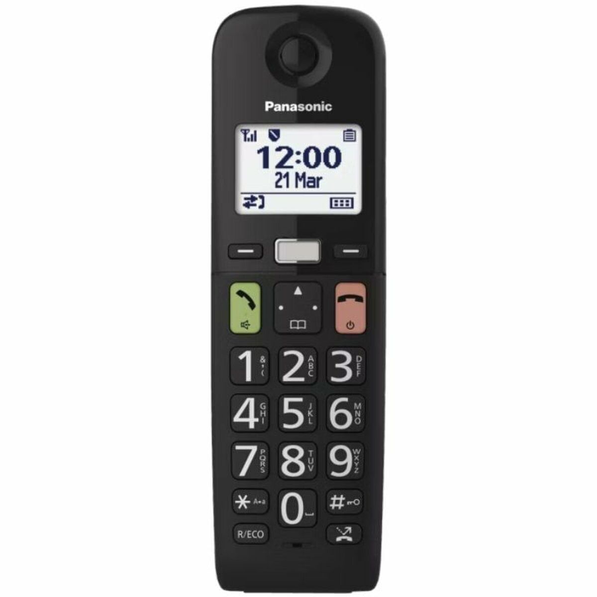 Belaidis telefonas Panasonic KX-TGU112EXB Balta Juoda