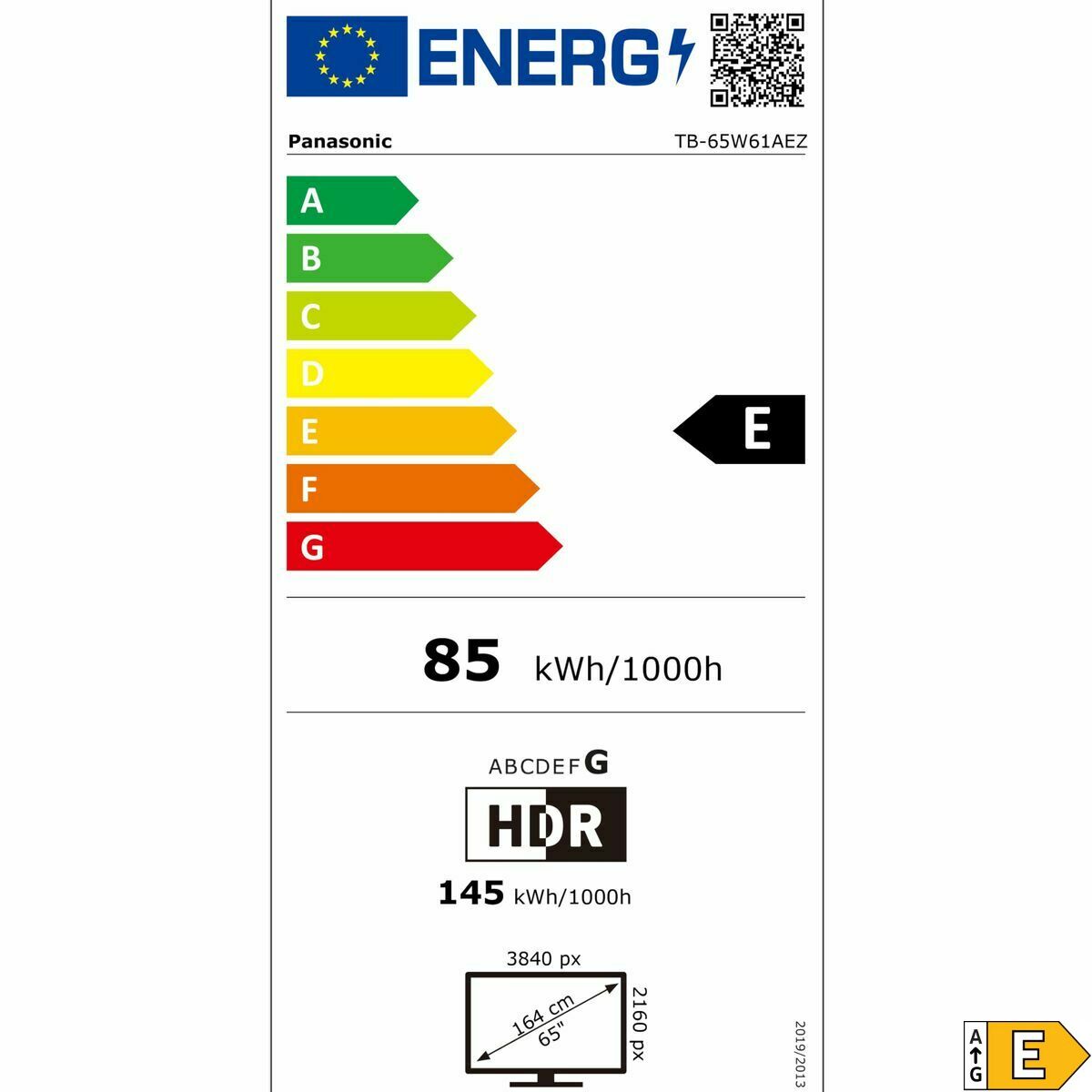 Afbeeldingen van Smart TV Panasonic TB65W61AEZ 65 65" 4K Ultra HD LED HDR DVB-T2 Edge-LED LCD DVB-S2