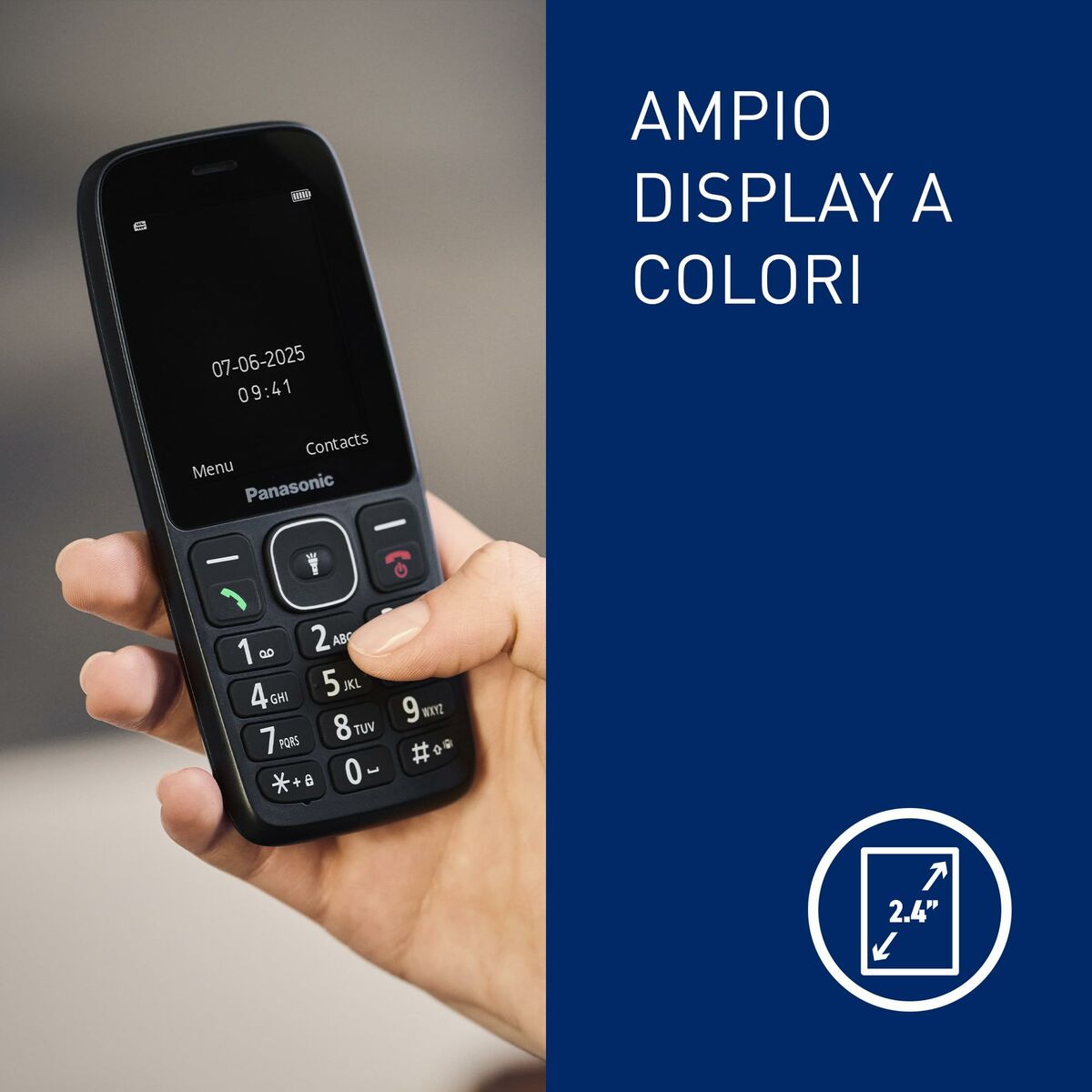 Afbeeldingen van Mobile telephone for older adults Panasonic KX-TF400EXB
