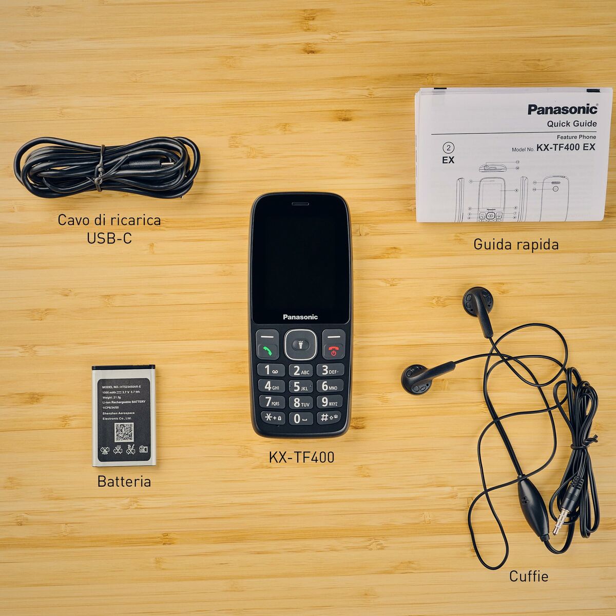 Mobile telephone for older adults Panasonic KX-TF400EXB